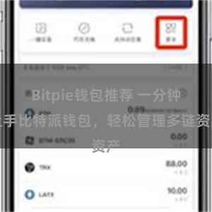 Bitpie钱包推荐 一分钟上手比特派钱包，轻松管理多链资产