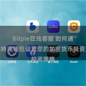 Bitpie在线客服 如何通过比特派钱包设置您的加密货币投资策略